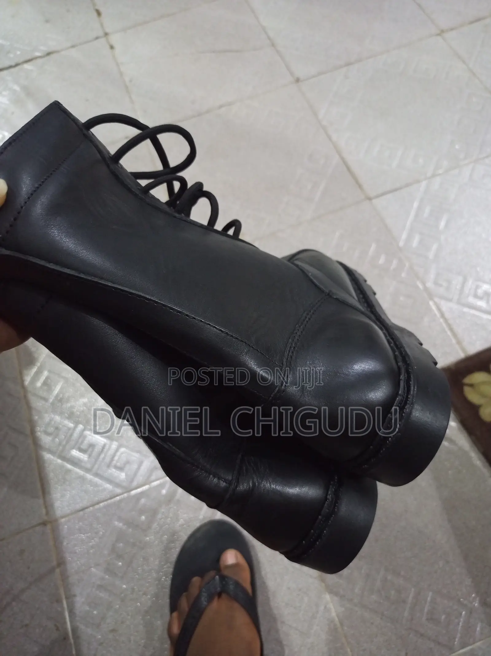 Black Original Combat Boot