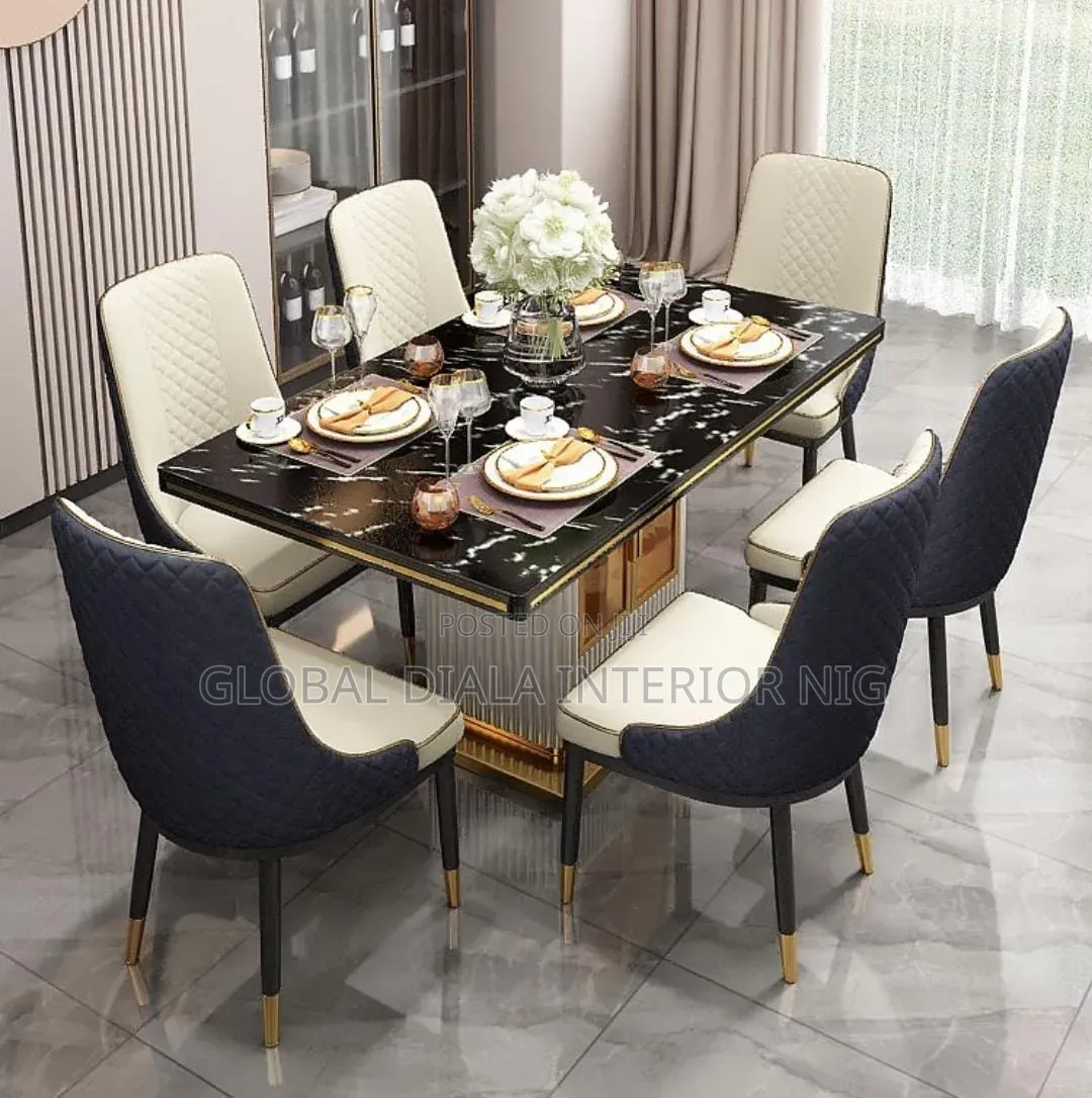 Modern Luxury 6-Seater Dining Set