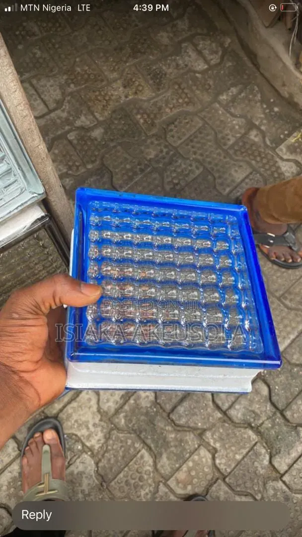 Imported Coloured Glass Block