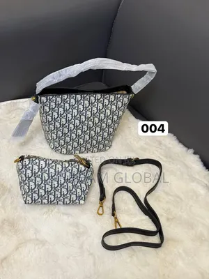 Cute 2in1 Shoulder and Cross Body Bucket Bag