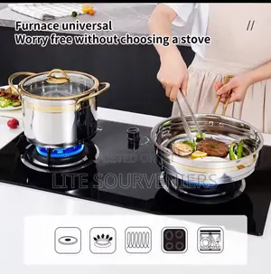 11pcs Stainless Steel Pot Set