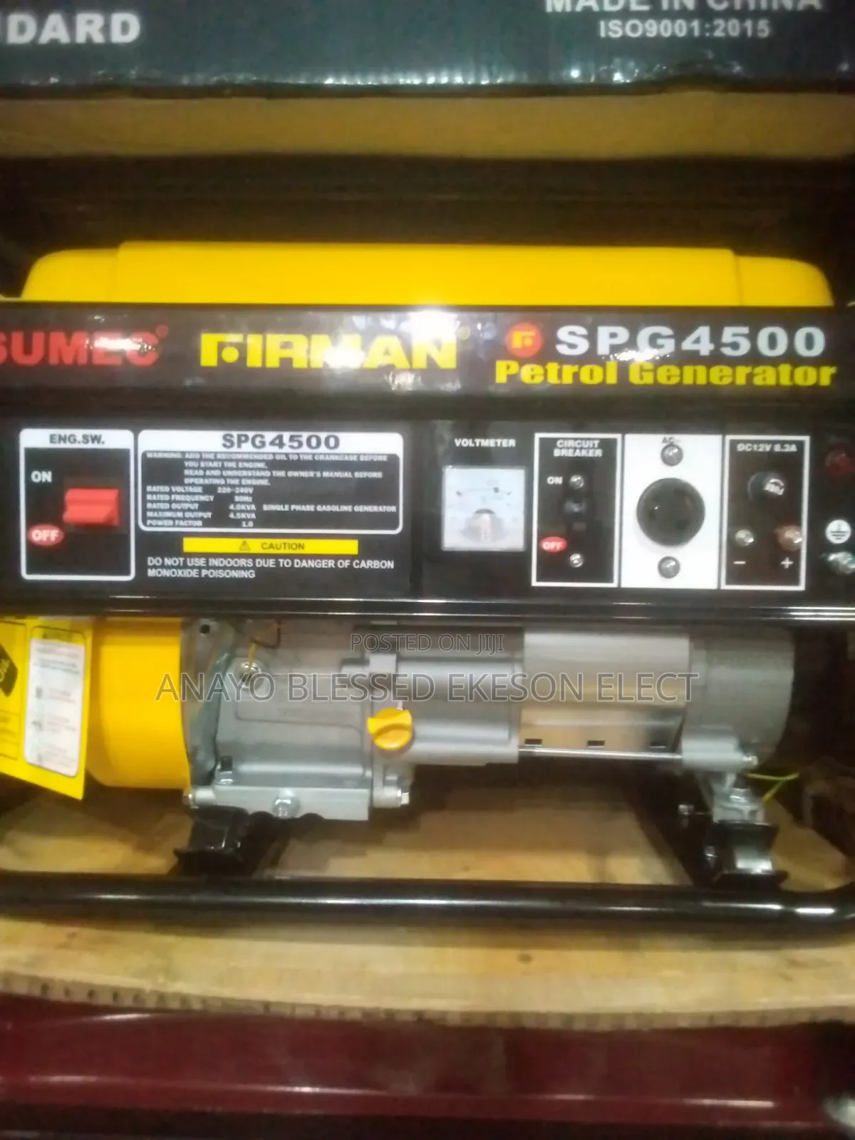 Firman Generator 4.5Kva