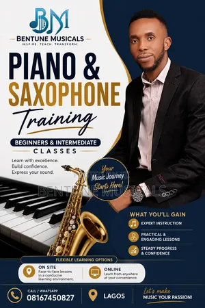 Piano and Saxophone Training