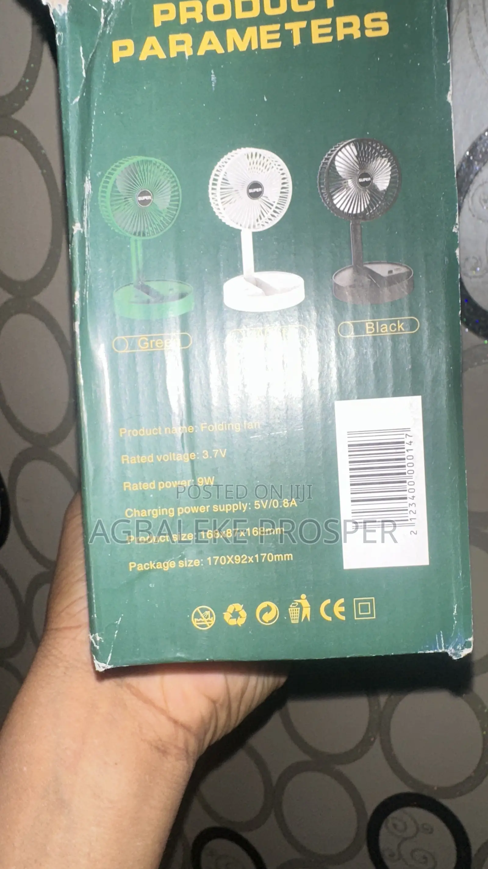 Rechargeable Fan