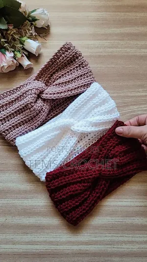 Handmade Crochet Twist Headband