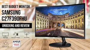 Samsung CF390 Series 27 Inches FHD 1920x1080 Frameless Curved Monitor