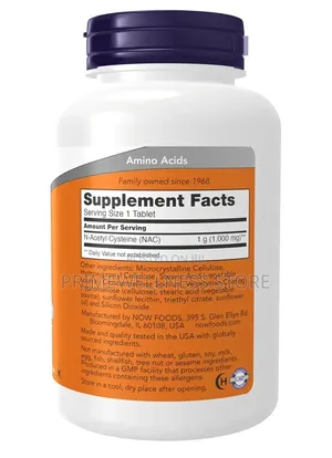 Nac 1000mg 120 Capsules