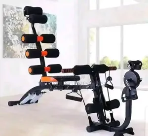 Six Pack Wonder Core Machine Featuring Integrated Cycling Pedals