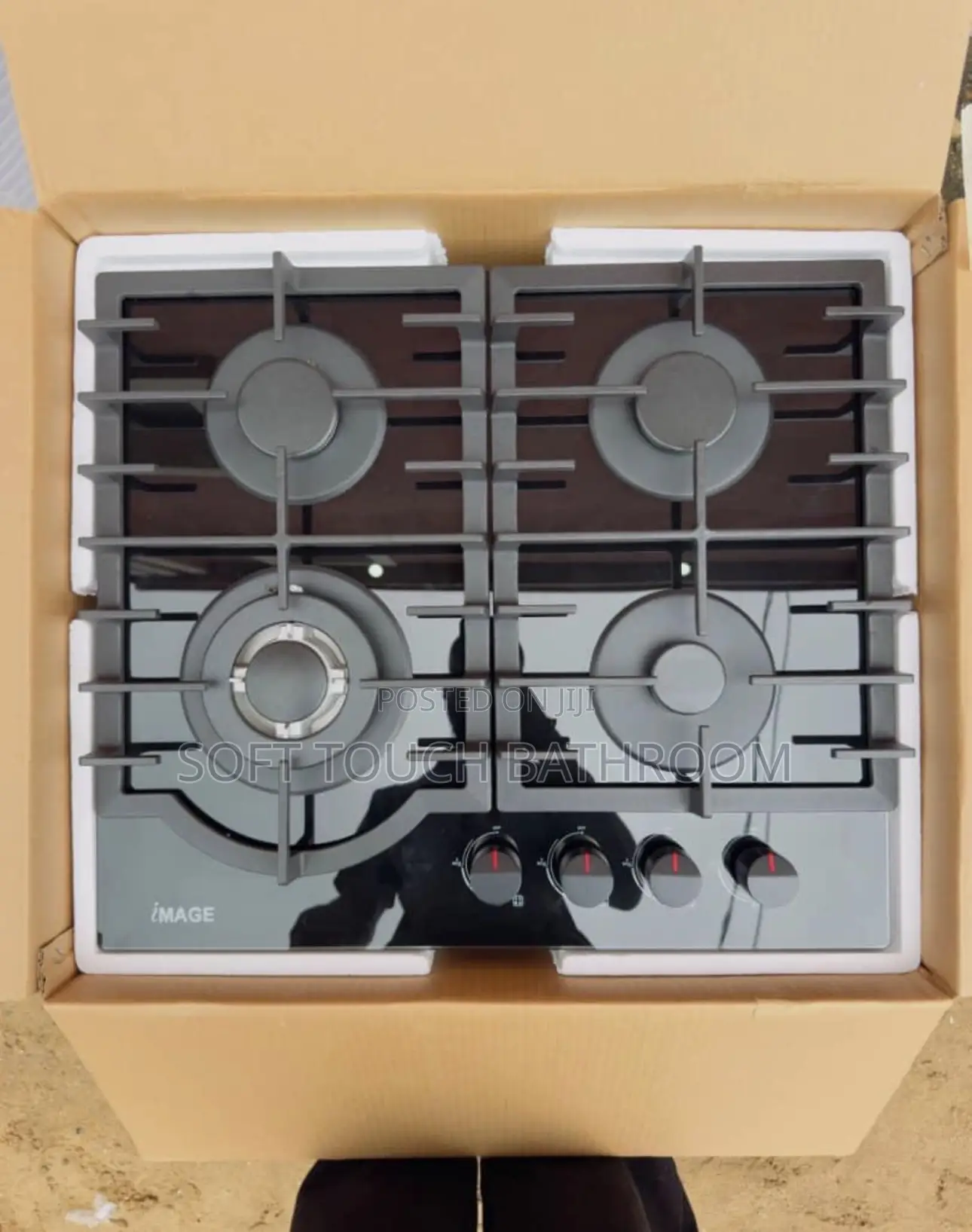 4 Burner Gas Glass
