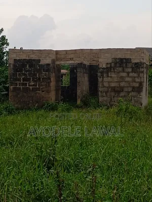 An Uncompleted Two Bedroom on a Half Plot of Land at Onibukun Ota LG