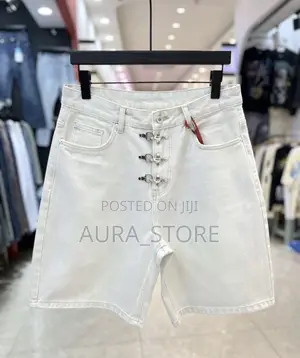 Premium Men’s Stretch Denim Shorts – Casual Slim Fit Jean Shorts