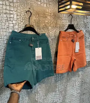 Premium Men’s Stretch Denim Shorts – Casual Slim Fit Jean Shorts