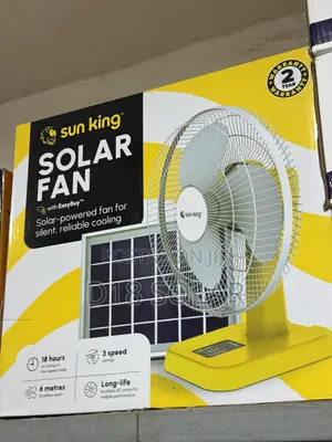 Solar Table Fan Sunking With Panel