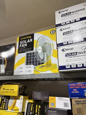 Solar Table Fan Sunking With Panel