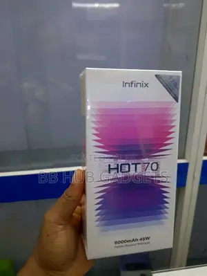 New Infinix Hot 70 128 GB Black