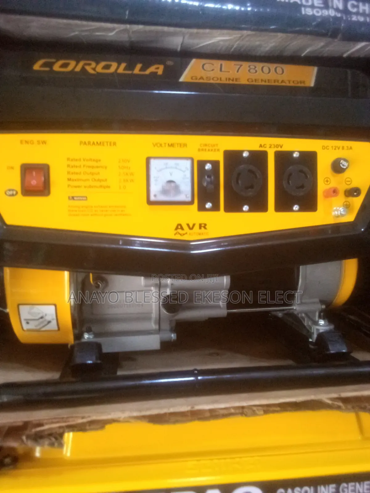 Corolla Generator Long Coil 2.8kva It Can Two Fridge