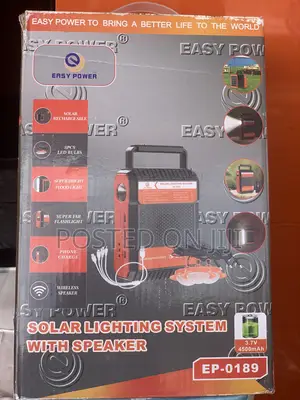 Solar Lighting System Speaker