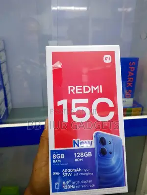New Xiaomi Redmi 15C 4G 128 GB Black