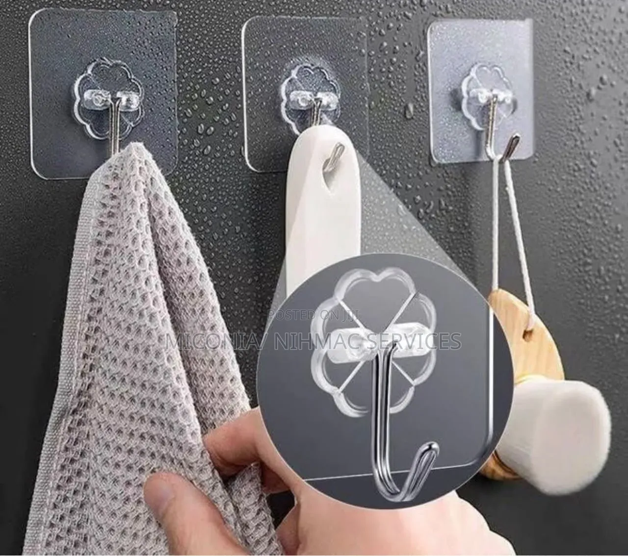 5Pcs Wall Attachable Hook