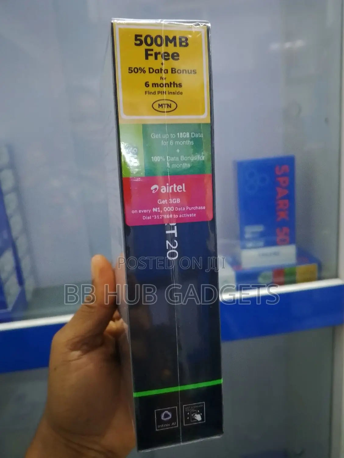 New Infinix Smart 20 128 GB Black