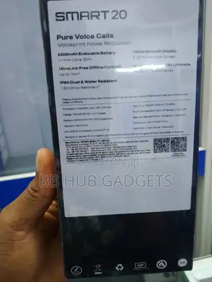 New Infinix Smart 20 128 GB Black