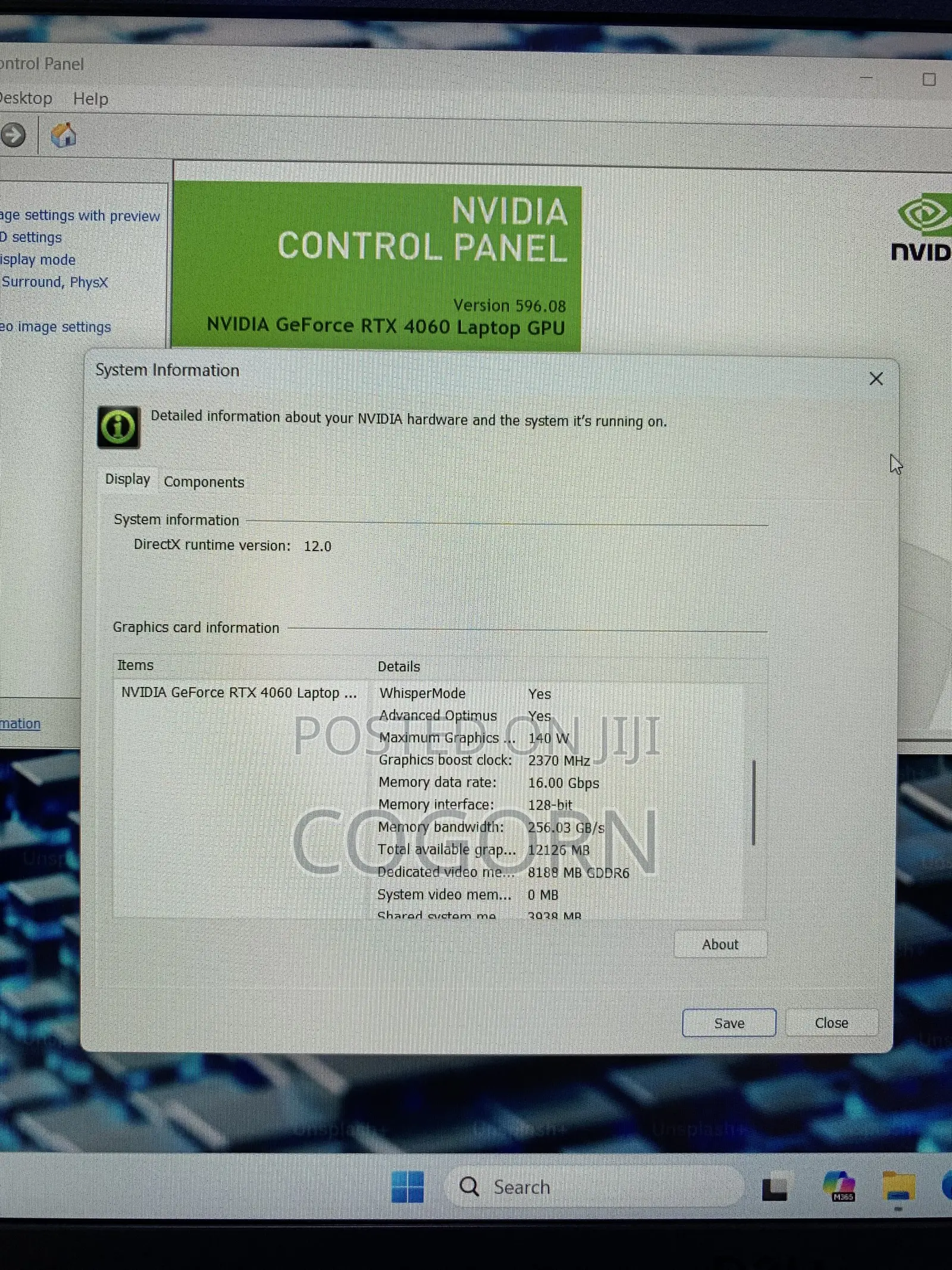 Laptop Dell G15 5530 8GB Intel Core i7 SSD 1T