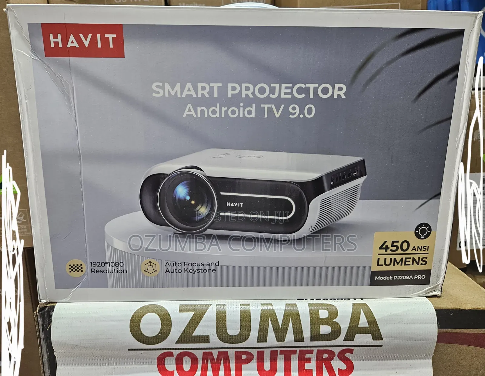 Havit PJ209A Pro Smart Projector Android TV 9.0