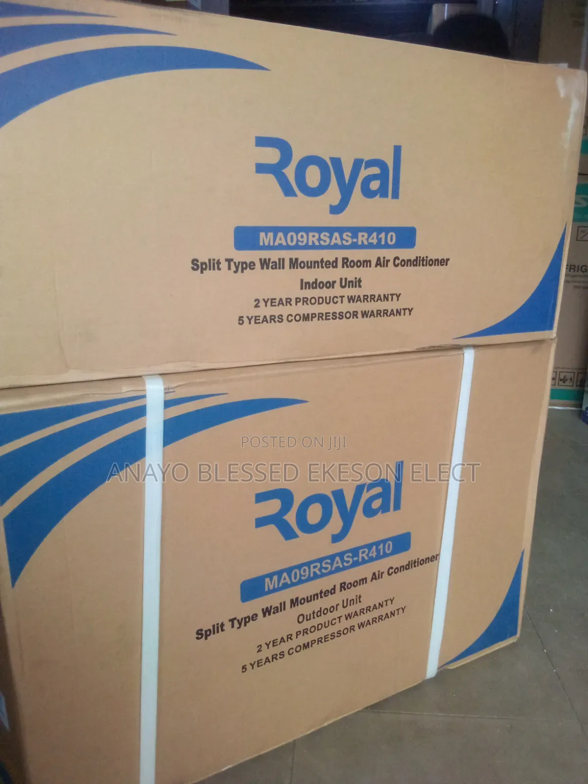 Royal AC Split Unit 1hp Original Product Cooper