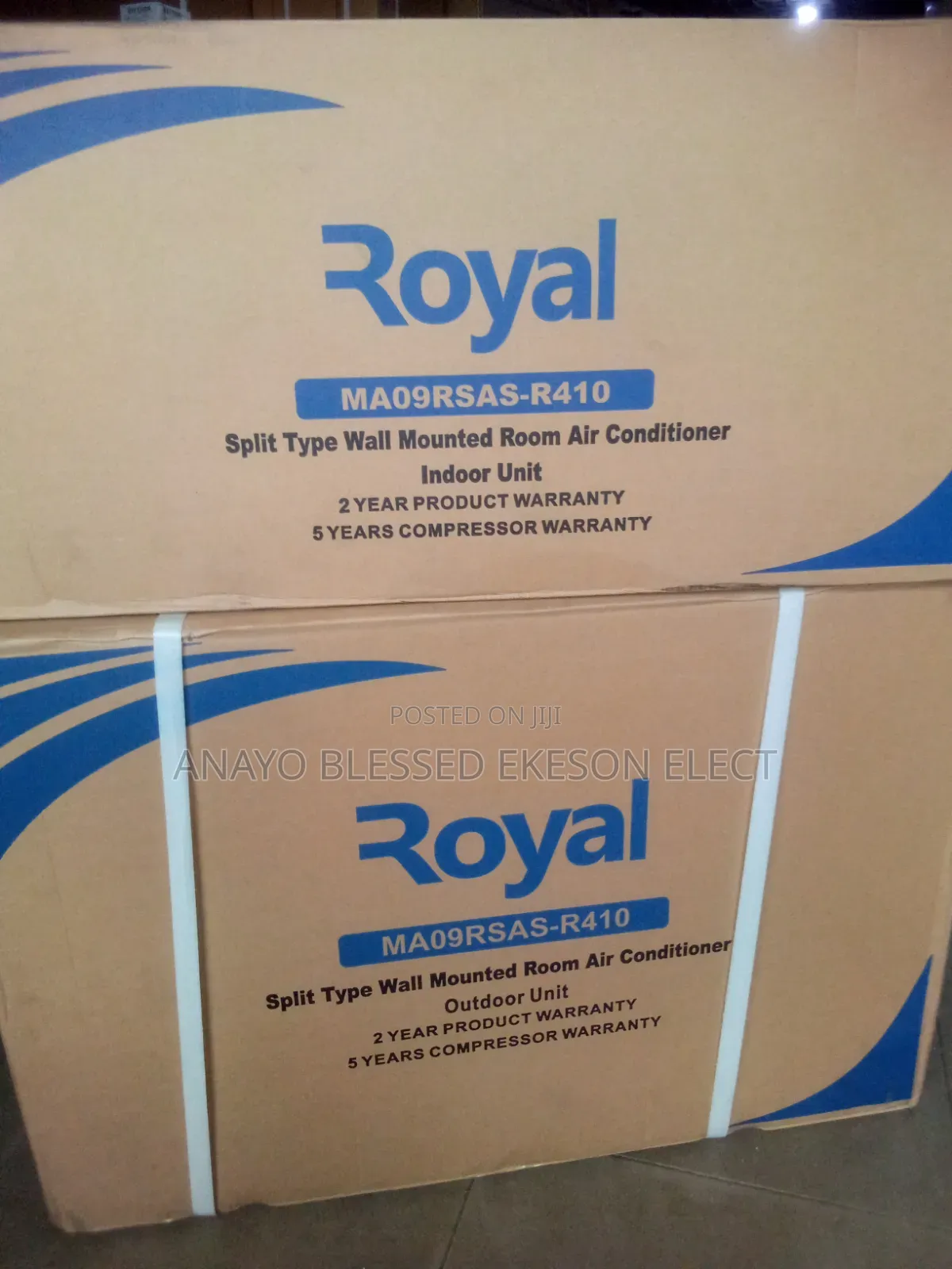 Royal AC Split Unit 1hp Original Product Cooper