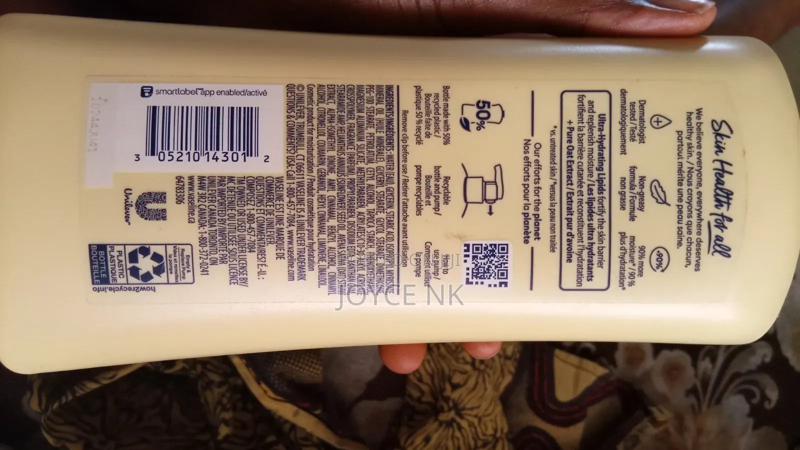 Vaseline Body Lotion