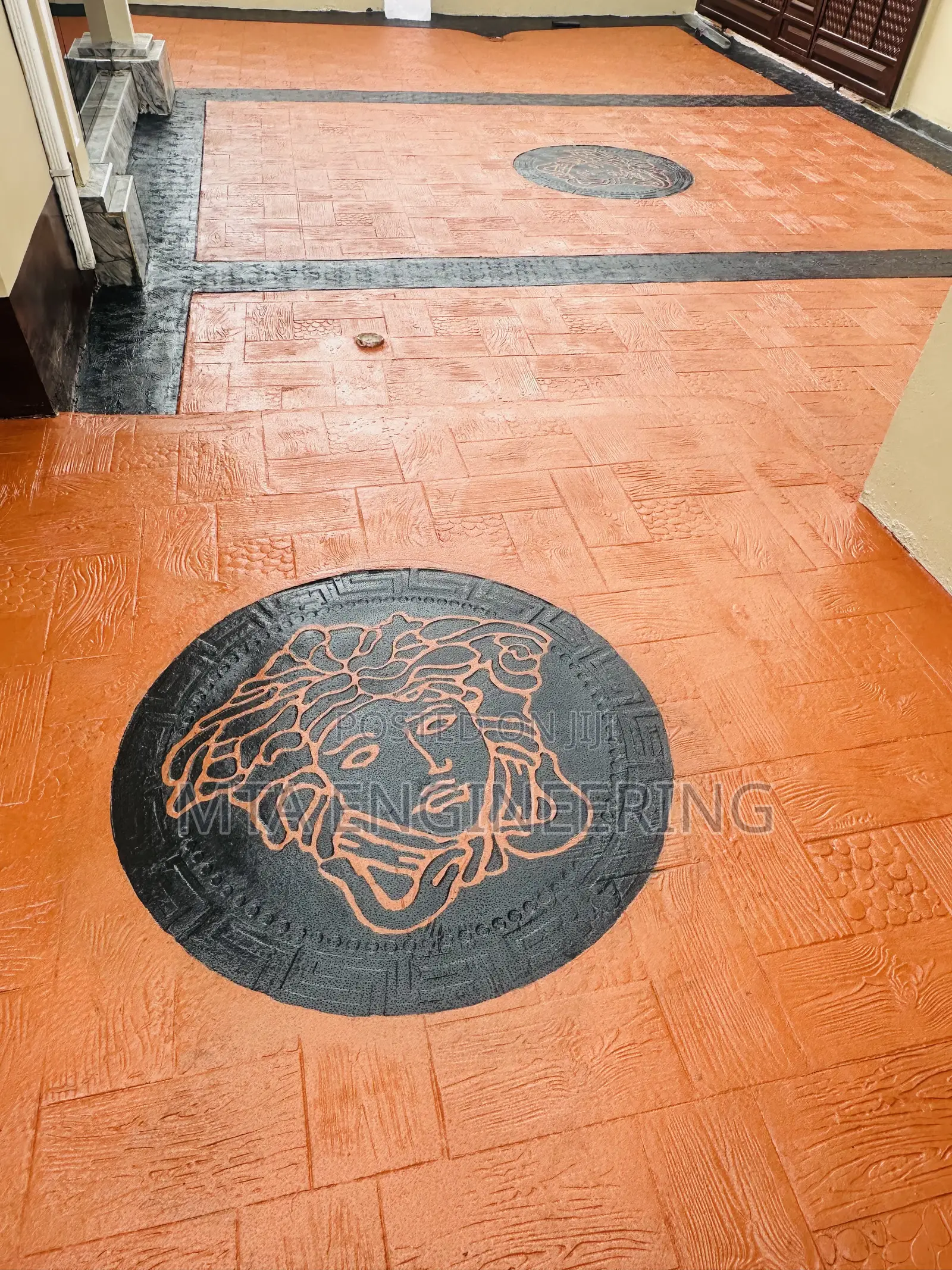 Acrylic/Concrete Stamping Floor/ Any Logo /Mat