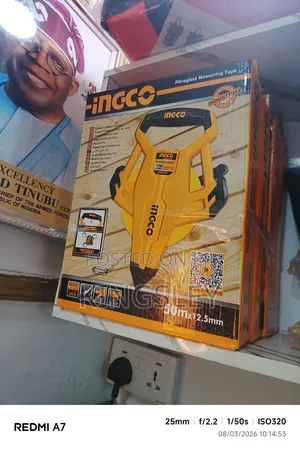 INGCO Industrial Fiberglass Measuring Tape