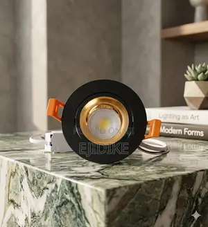 7w Black/Gold Spot Light