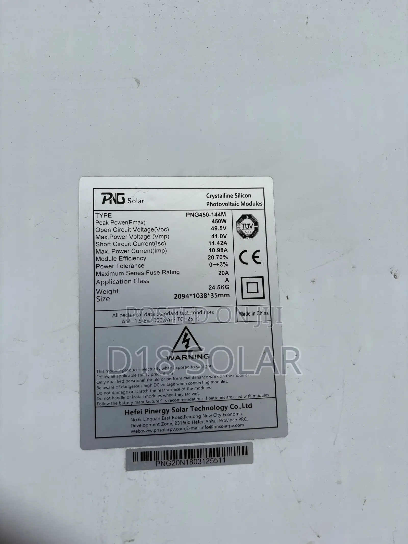 450w Solar Panels