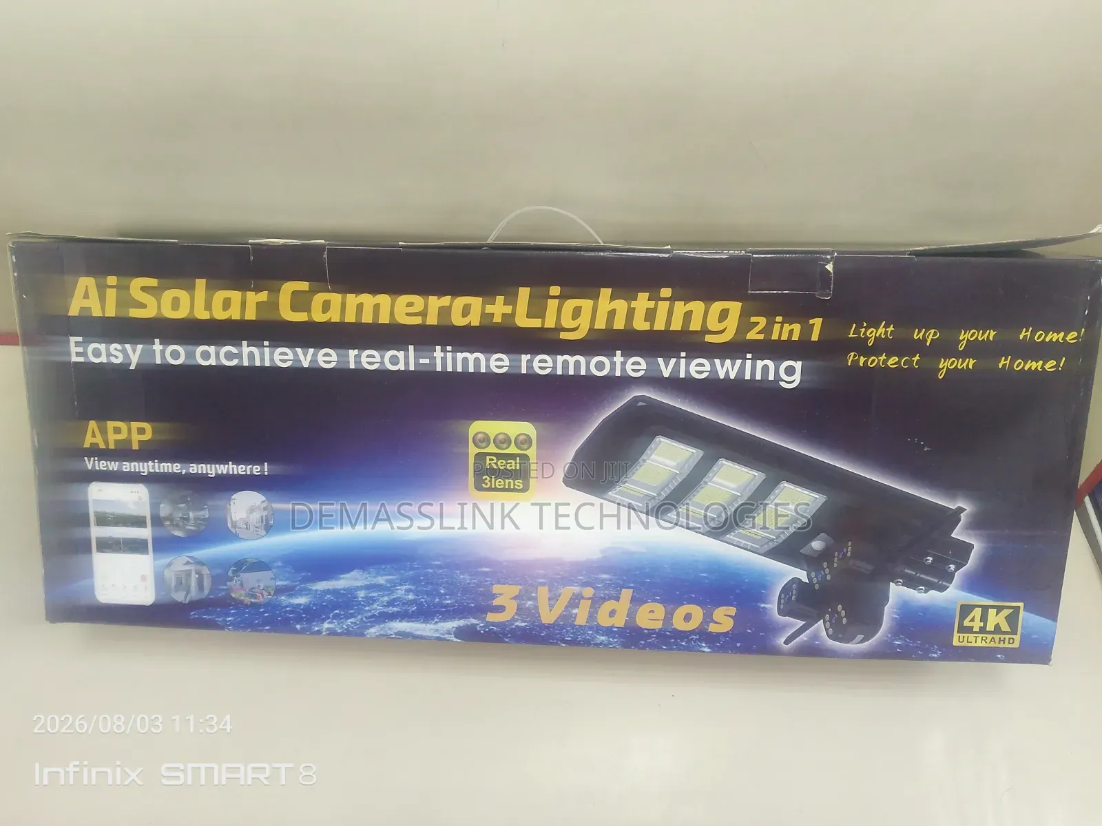 Ai Solar Camera+ Lightning 2 in 1