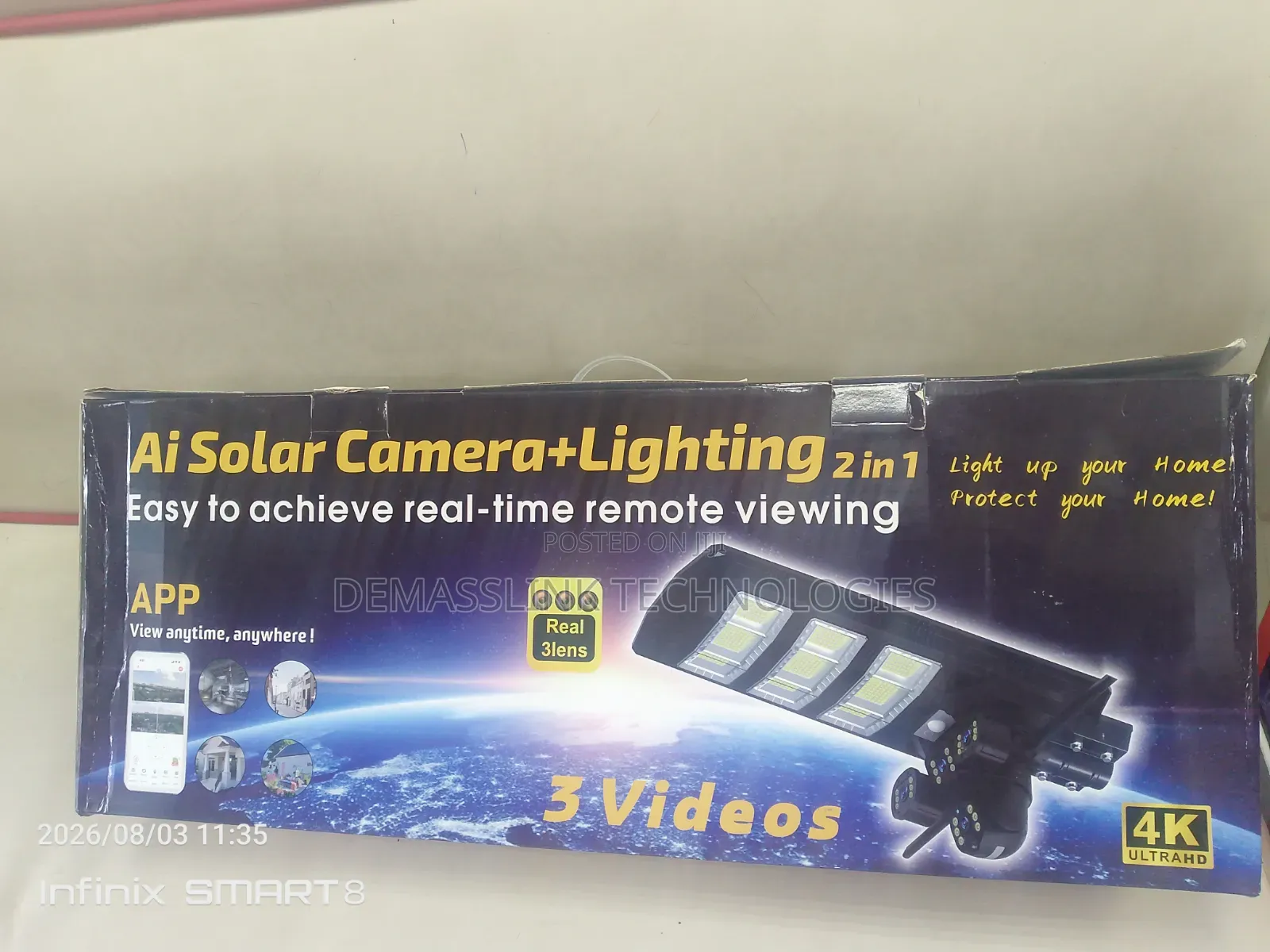 Ai Solar Camera+ Lightning 2 in 1