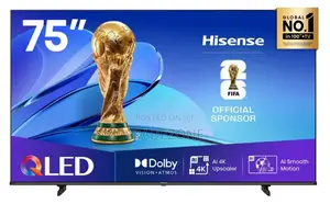 Hisense 75′′ Qled Smart TV 75q6q