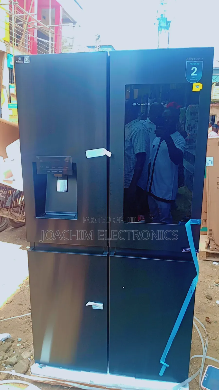 Original Hisence Side by Side 4 Door Refrigerator