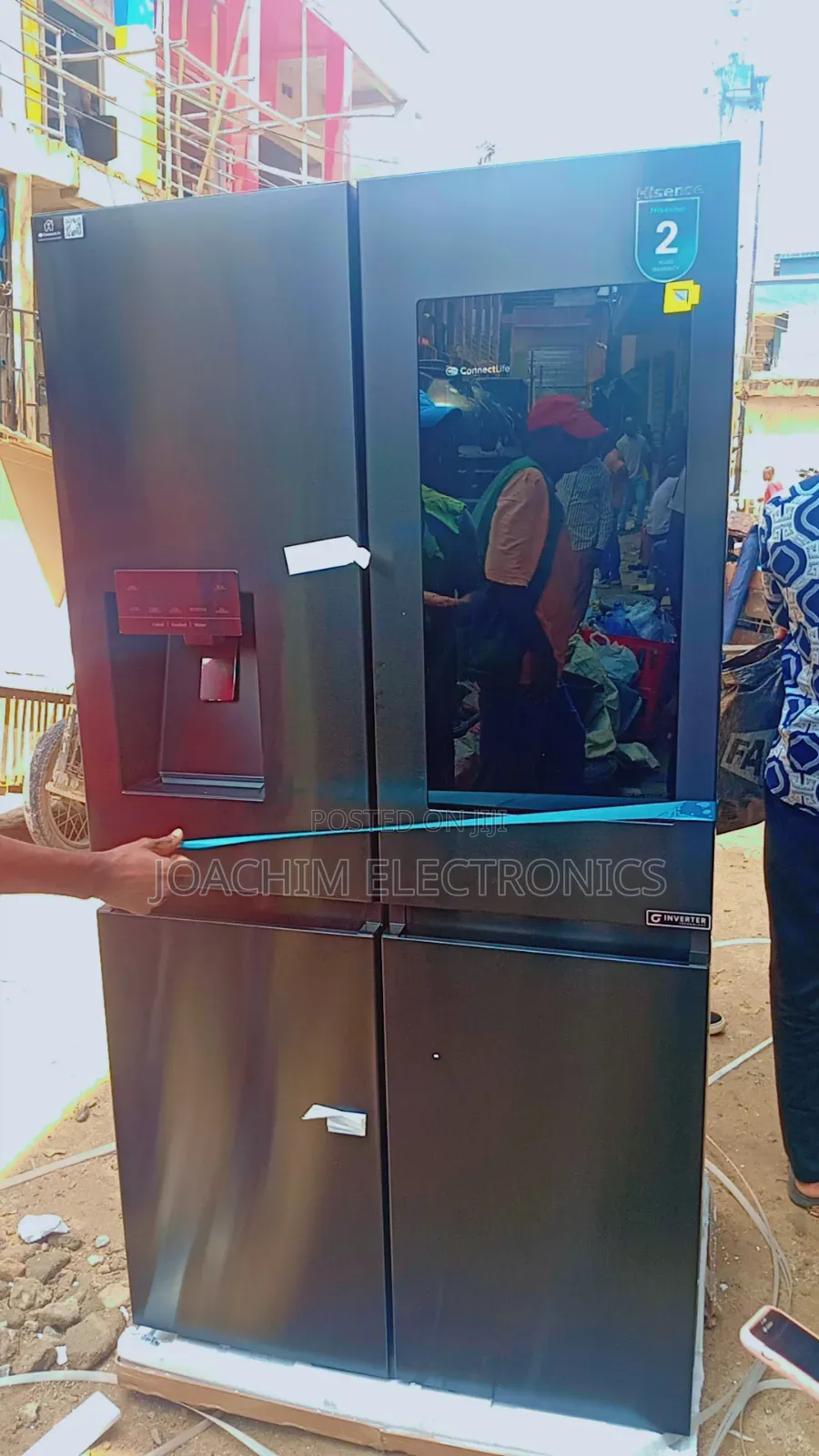 Original Hisence Side by Side 4 Door Refrigerator