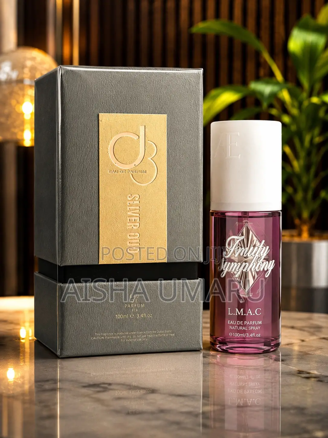 D3 Silver Oud Eau De Parfum 100ml – Long Lasting Unisex Perfume