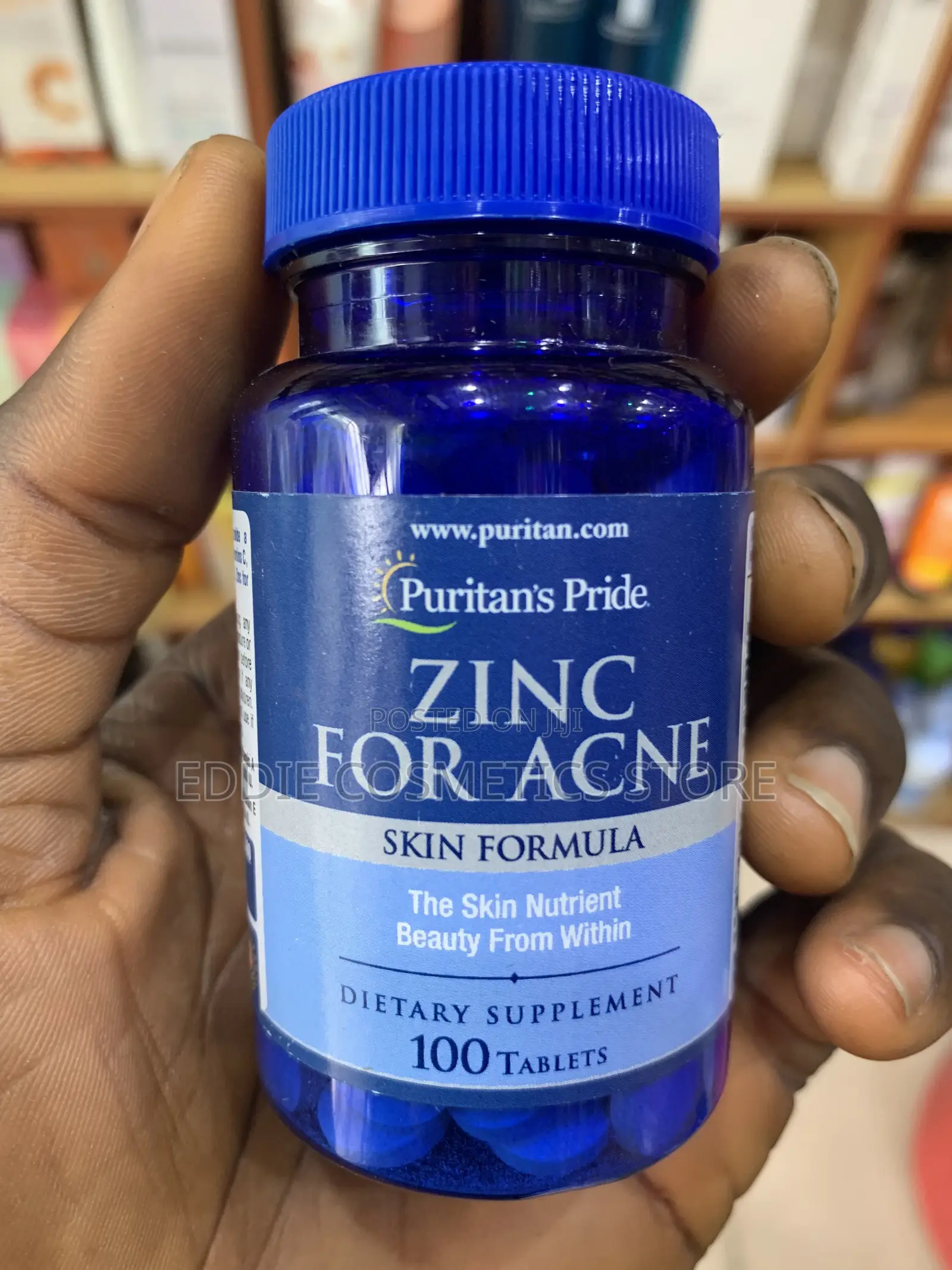 Original Puritan’s Pride Zinc for Acne Skin Formula 100 Tablets