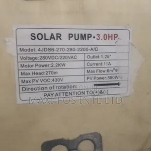 3hp Maxifos Solar Submersible Pump