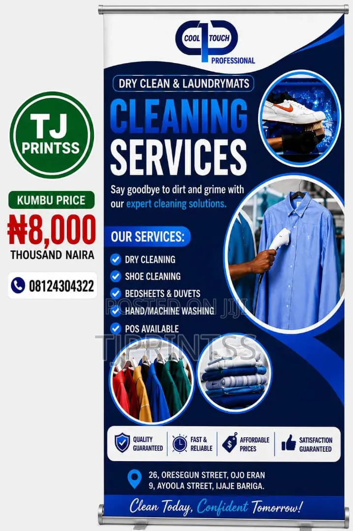 Dry Cleaner Starter Package | Labels, Invoice Books Banners