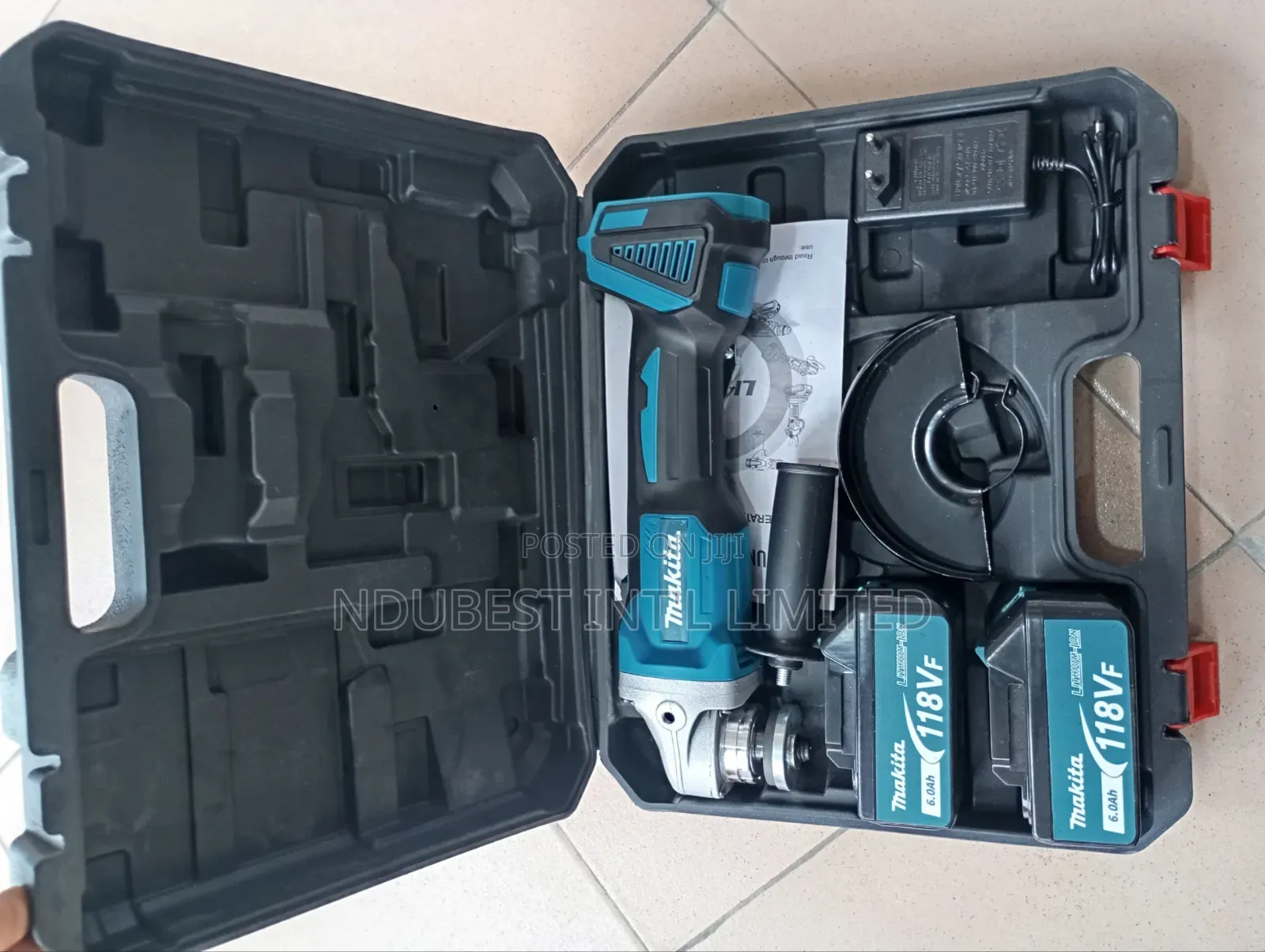 Cordless Makita Angle Grinder Kit