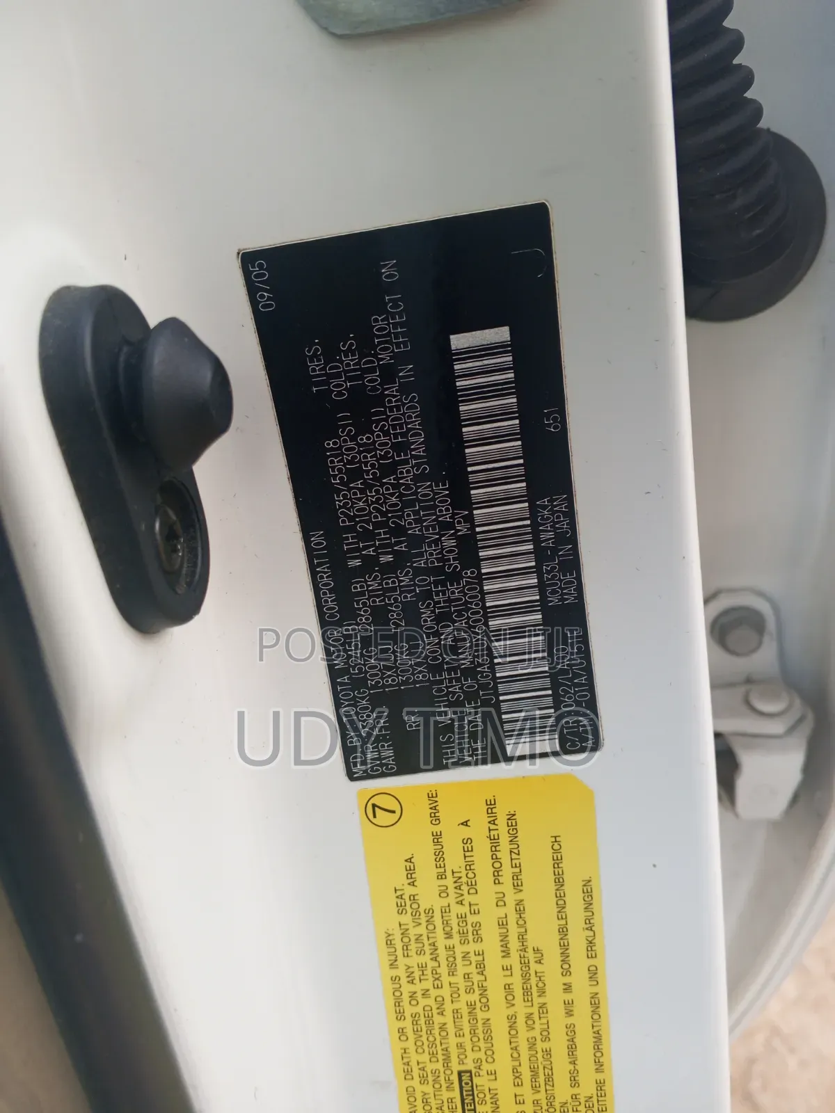 Lexus RX 330 2006 White