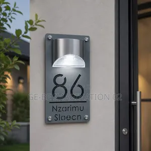 Solar Number Outdoor Sign