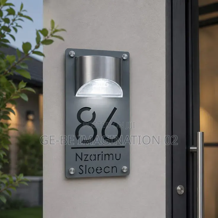 Solar Number Outdoor Sign