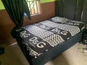 Complete Bed and Bed Frame With Safe Box