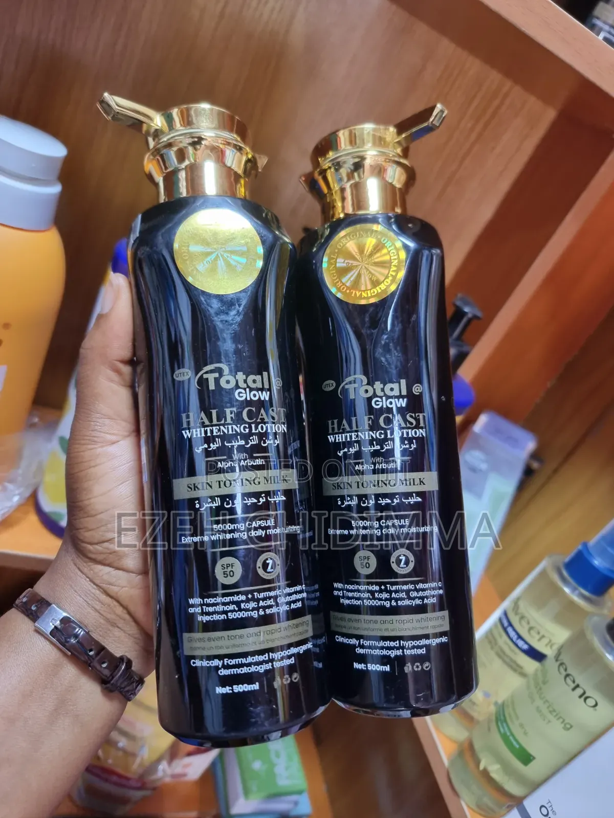 Total Glow Half Cast Whitening Lotion