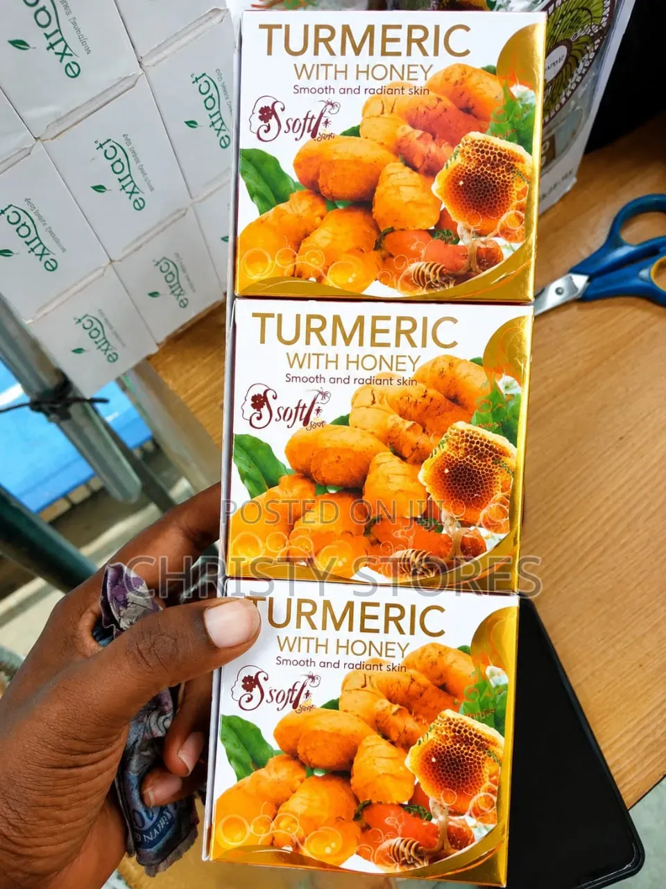 Tumeric Soap a Pack of 6 PCS